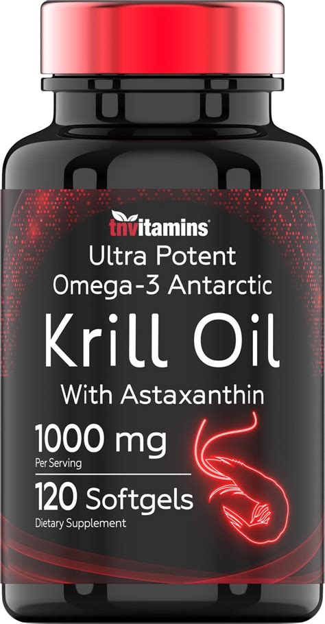 krill oil and astaxanthin supplement.